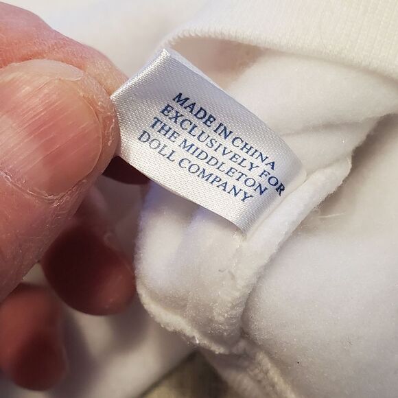 Middleton Reborn Doll White Hooded Fleece Doll Jacket Outfit - Picture 8 of 9
